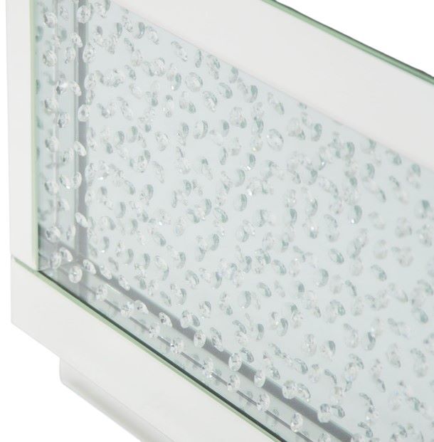 Michael Amini® Montreal™ Mirrored Rectangular Cocktail Table-2
