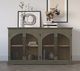 Jofran Inc. Archdale Gray 4-Door Gothic Arch Accent Cabinet-1