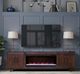 Legends Home Radiance Rosewood 92" Fireplace TV Console-1