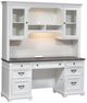 Liberty Furniture Allyson Park Charcoal/Wirebrushed White Credenza and Hutch-0