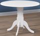 Titus Furniture T3815 White Pedestal Dining Table-0