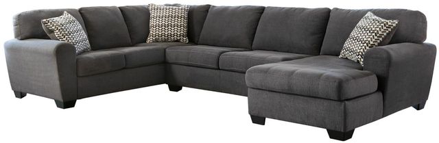 Benchcraft® Ambee 3-Piece Slate Right-Arm Facing Sofa Sectional and Chaise-0