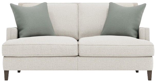 Bernhardt Addison Bernhardt Living White Loveseat-0