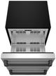 Thor Kitchen® Gordon Ramsay 24" 5.4 Cu. Ft. Stainless Steel Under-Counter Outdoor Freestanding Freezer Drawer with Black Handle-1