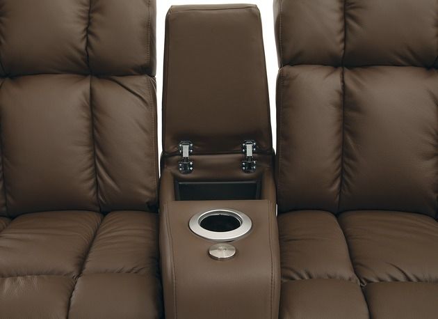Palliser® Furniture Ovation 3-Piece Brown Theater Seating-1