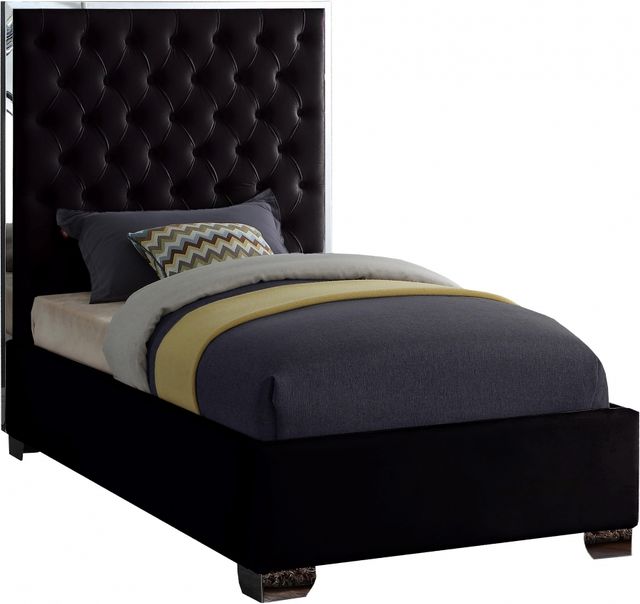 Meridian Furniture Lexi Black Twin Bed-0