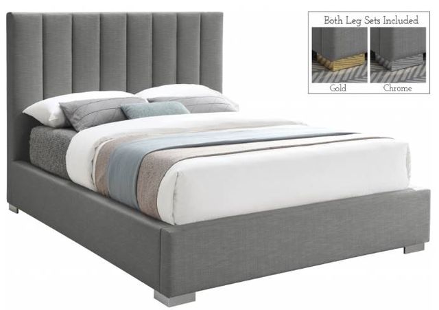 Meridian Furniture Pierce Grey Queen Bed-0