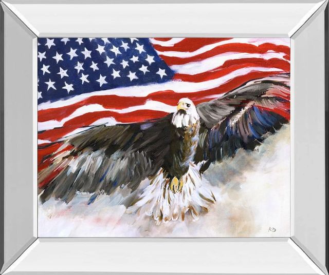 Classy Art Flying Free by Kelly Donovan Mirror Framed Wall Art-0