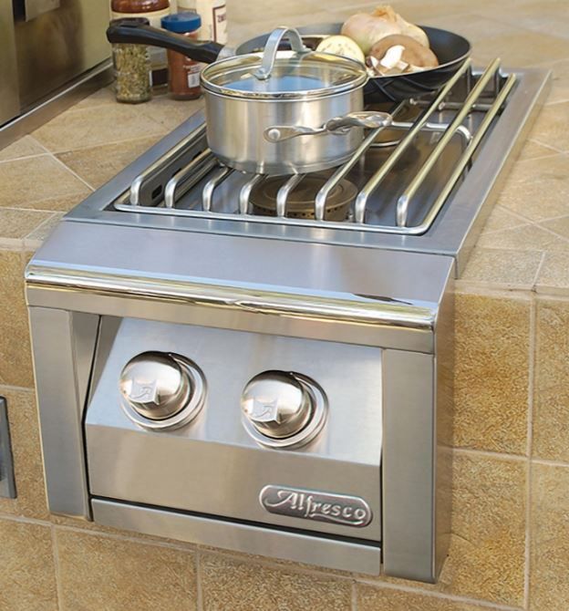 Alfresco™ 14" Dual Side Burner-Stainless Steel