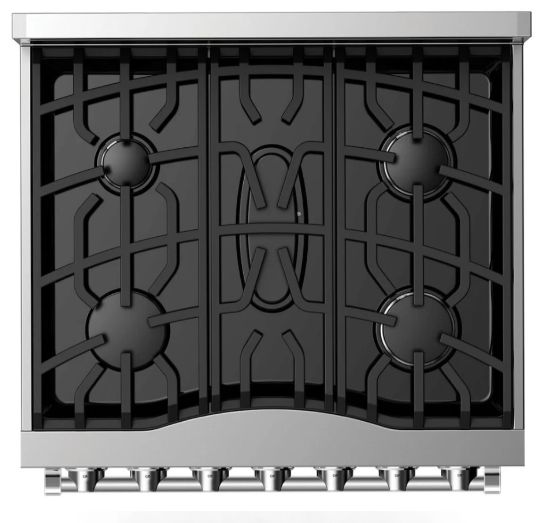 Viking® 3 Series 30" Blush Propane Pro Style Gas Range-1