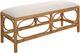Uttermost® Laguna Crisp White Bench-0