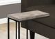 Monarch Specialties Inc. Taupe Reclaimed Wood Black Metal Accent Table-1