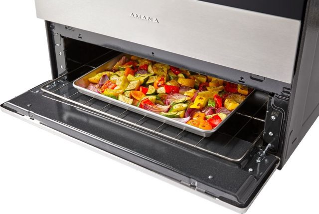 Amana® 30" White Freestanding Gas Range-7