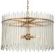 Currey & Company Electra Antique Brass/Clear Chandelier-2