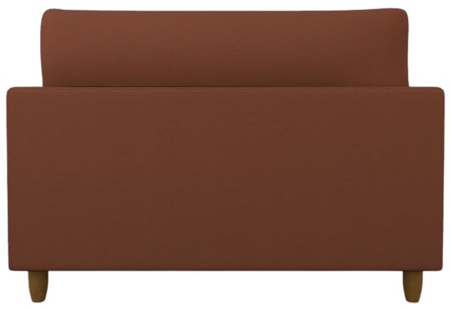 Best® Home Furnishings Customizable Bayment Leather Memory Twin Sleeper Chair with Honey Birch Legs-3