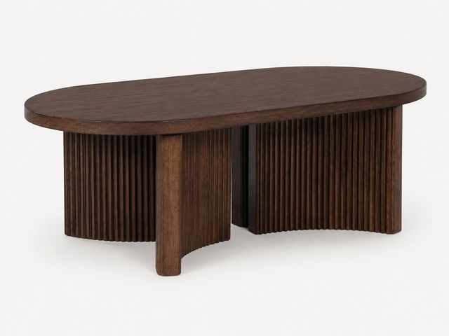 Signature Design by Ashley® Korestone Dark Brown Coffee Table-0