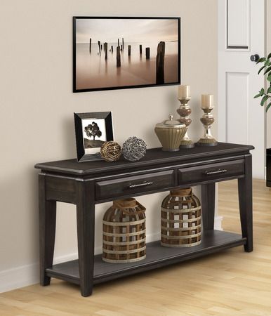 Bernards Bellamy Lane Brown Sofa Table-1