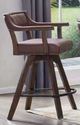 ECI Furniture Merion Antiqued Walnut Spectator Counter Stool-0