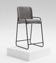 International Furniture Direct Seating Black/Gray 49" Bar Stool-1