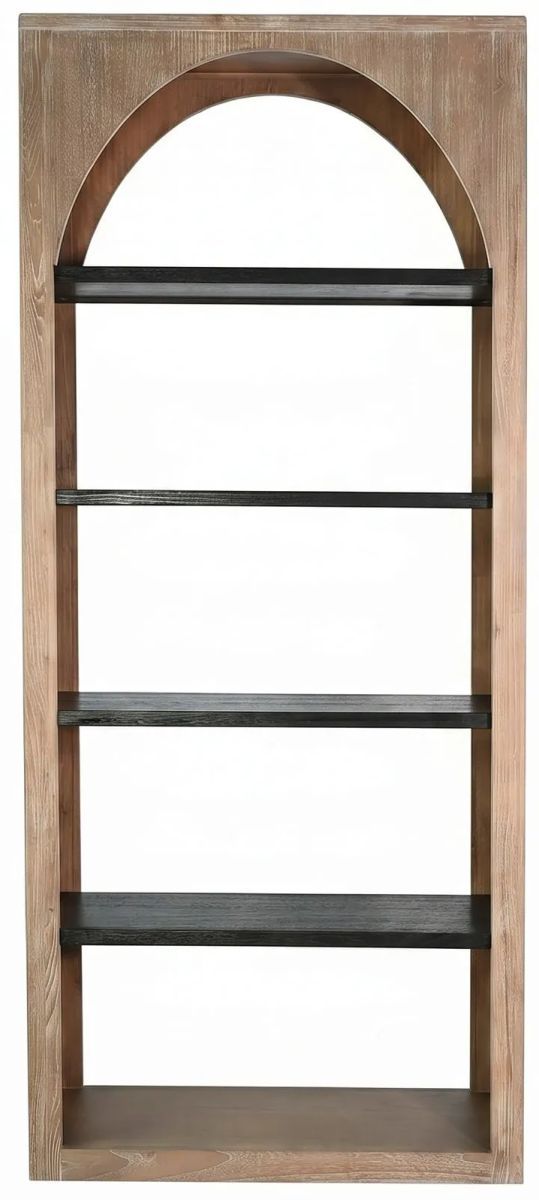 Sunny Designs™ Arch Oak Grove Tall Bookcase-2
