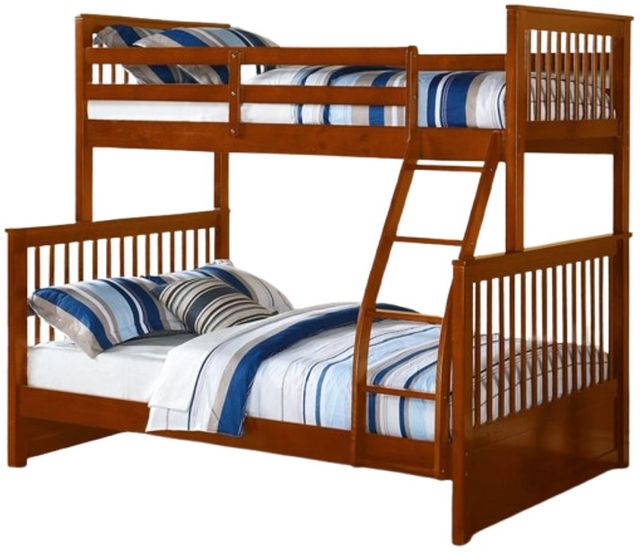 IFDC Honey Youth Single/Double Bunk Storage Bed-0