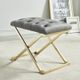 Inspire™ Rada Grey/Brushed Gold Bench-3
