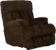 Catnapper® Sterling Chocolate Power Lay Flat Recliner with Power Adjustable Headrest and Lumbar with Heat and Massage-0