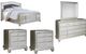 Signature Design by Ashley® Coralayne 5-Piece Silver California King Panel Bed Set-0