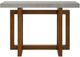 ACME Furniture Keven Gray Sofa Table with Walnut Base-3
