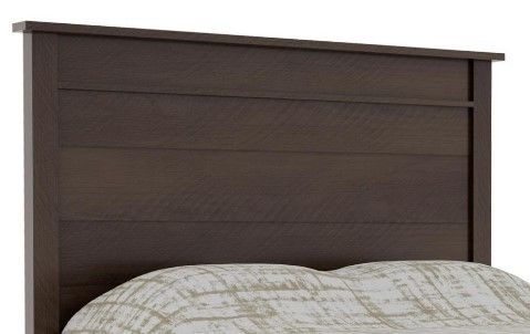 Country View Woodworking Customizable Cheyenne Brown Maple 89" King Panel Bed with Low Footboard-1