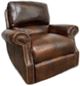USA Premium Leather Furniture 8755 Chesterfield Cowboy Power Recliner-0