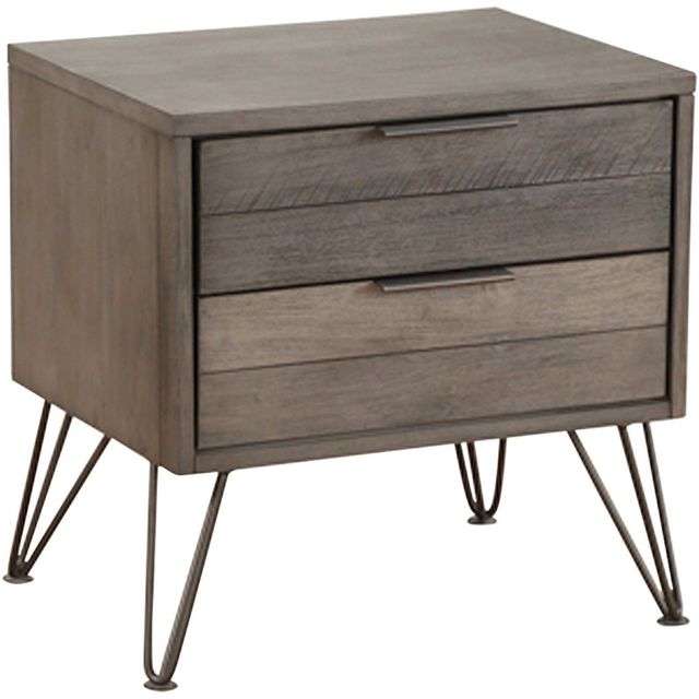 Homelegance® Urbanite Dark Bronze/Gray Nightstand-0