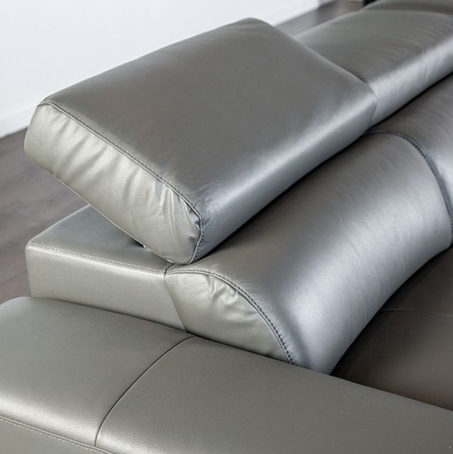 Furniture of America® Vadso Dark Gray Sectional with Right Chaise-4