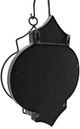 A & B Home Aegean Matte Black Wall Candle Holder-3