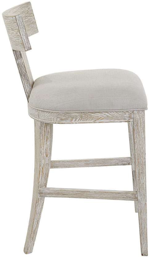 Uttermost® Idris Whitewashed Counter Stool-3