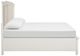 Magnussen Home® Willowbrook Egg Shell White/Natural California King Upholstered Storage Panel Bed-2