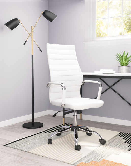 Zuo® Modern Primero White Office Chair-2