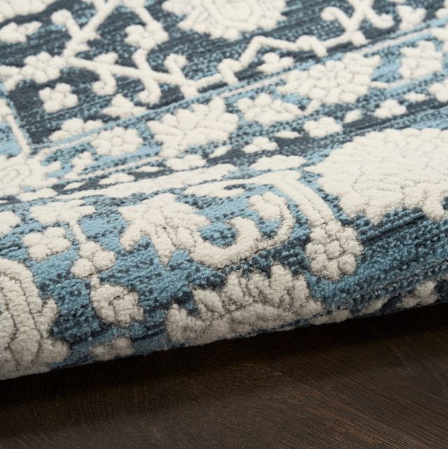 Nourison Home™ Grace Blue 5'x7' Area Rug-4