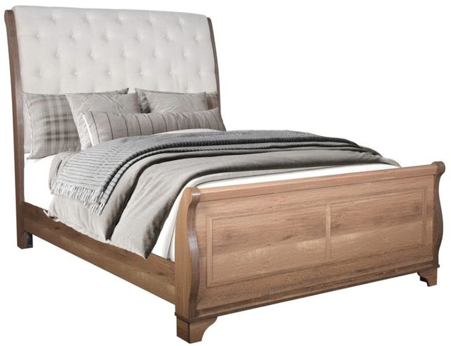 New Classic® Home Furnishings Coventry Hall Pecan California King Panel Bed-0