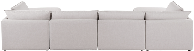 Meridian Furniture Mackenzie 6-Piece Beige Modular Sectional Set-3