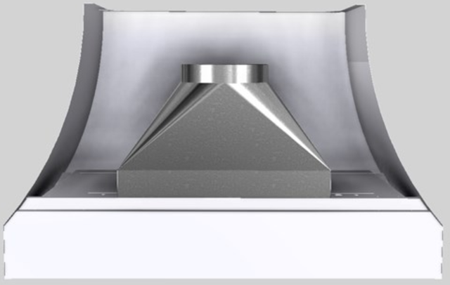 Vent-A-Hood® Designer Series 48" White Wall Mounted Range Hood-3