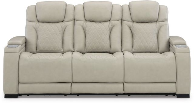 Signature Design by Ashley® Strikefirst Cloud Power Reclining Sofa-1