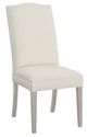 Fairfield® Customizable Entree Dining Camel Tall Back Side Chair with Sheer Dove Legs-0