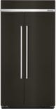 KitchenAid® 25.48 Cu. Ft. Black Stainless Steel Built In Side-By-Side Refrigerator-0