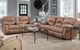 Southern Motion™ Customizable Cagney Double Power Reclining Loveseat with Headrest and Console-1