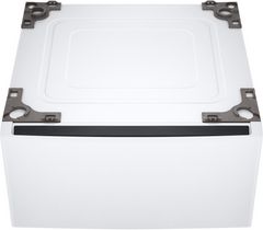LG 27" White Pedestal Storage Drawer
