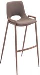 Zuo® Modern Desi Brown/Walnut Barstool-0
