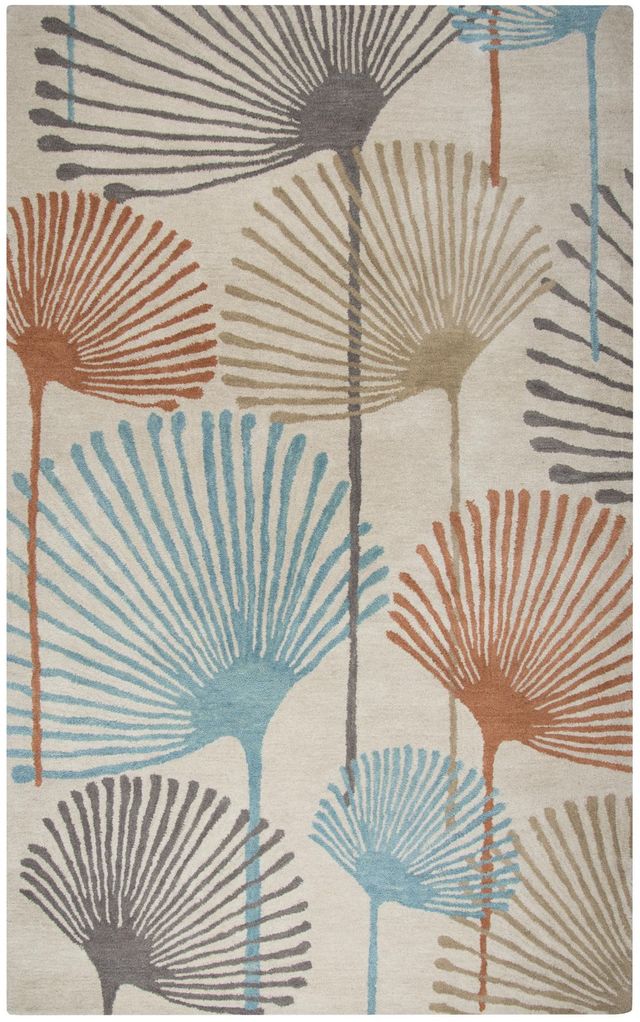 Rizzy Home Cabot Bay Aqua 8' x 10' Rug-0