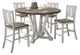 Furniture of America® Dakota 5-Piece Antique White/Ash Brown Dining Set-0