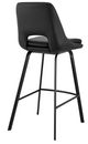 Armen Living Carise Black 26" Swivel Counter Stool-2